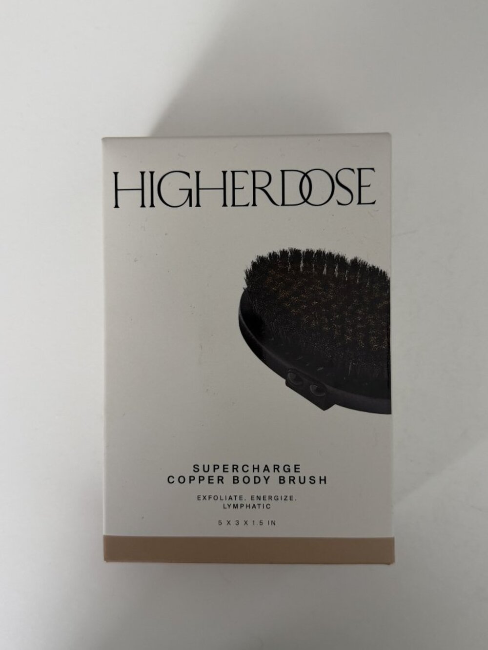 NWT HigherDOSE Supercharge Copper Body Brush
